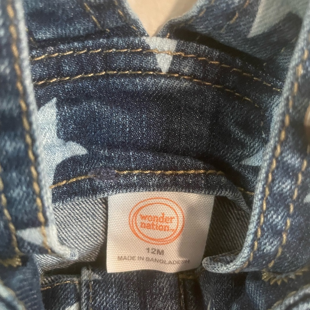 #1 Wonder Nation Denim Dress (12 Months) - Picture 8 of 10